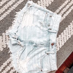 American eagle jean shorts